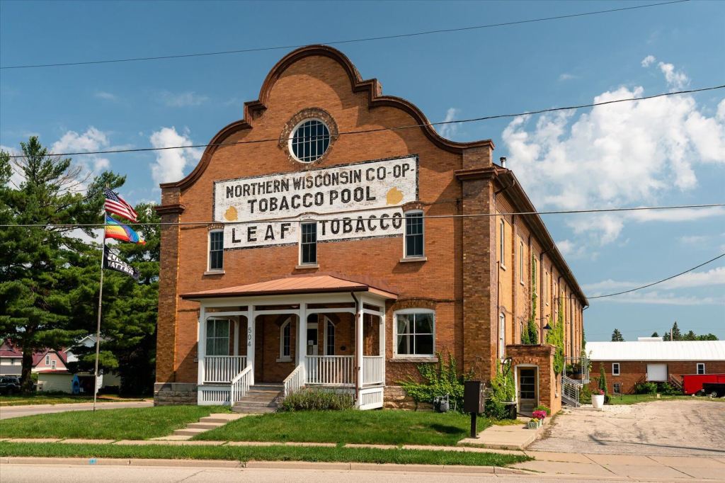 The Historical Northern Wisconsin Co-Op Tobacco Pool Warehouse
